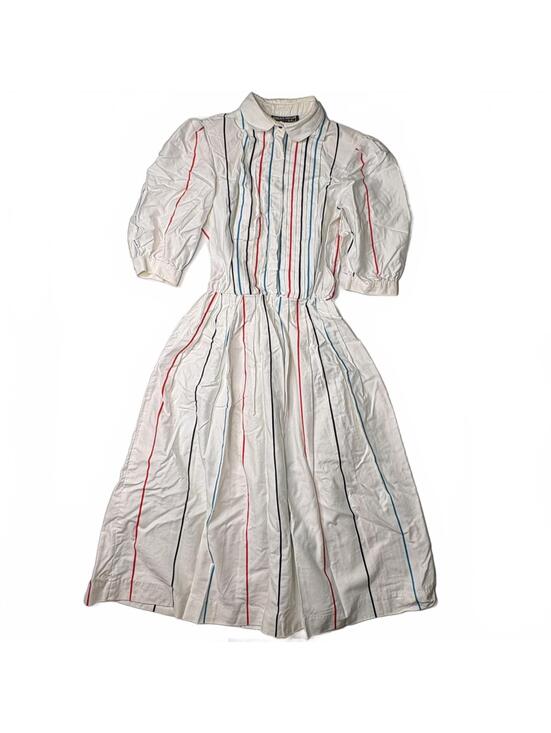 Dresses & Skirts - Vintage Ronnie Heller Striped Prairie Cottagecore Dress